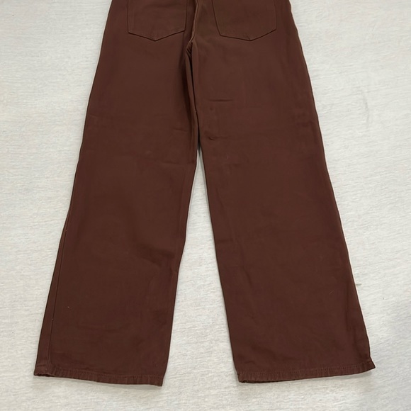 NWOT SHEIN High Waist, Wide Leg, Loose Fitting, brown, Jeans, size S - Picture 12 of 15